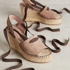 Bettye Muller Christina Lace Up Espadrilles Size 38